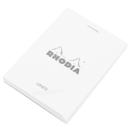 Set of 10 Rhodia A7 Lined 80 Sheet Small Notebooks with White Covers