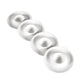 Set of White Ceramic Egg Cups