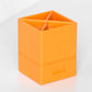 Rhodia Orange Small Faux Leather Pen Pot Desk Tidy