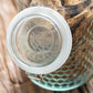 Glass Honeycomb 1.9 Litre Storage Jar with Clip Lid
