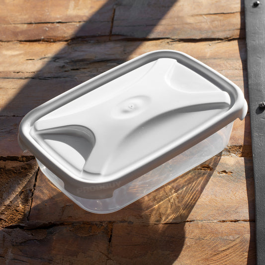 White Lid 0.8L Food Storage Container