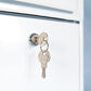 House Shaped White Metal Wall Mounted Letterbox