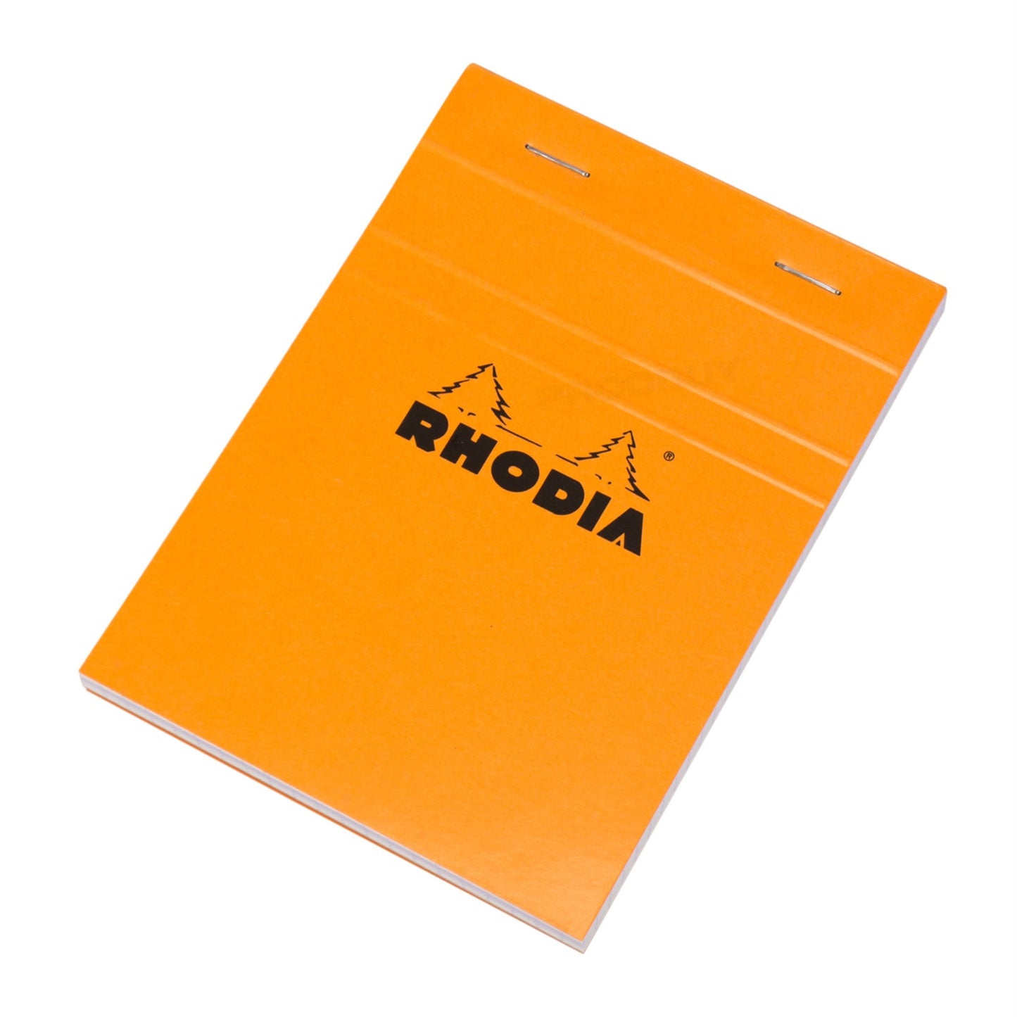 Set of 3 Rhodia A6 Notebooks with 5x5mm Square Grid Pages & Orange Covers