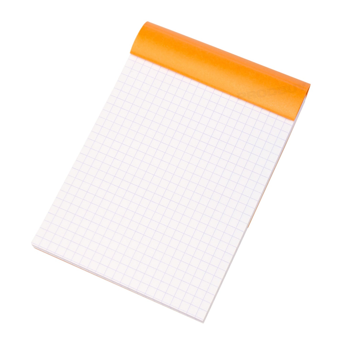 Set of 3 Rhodia A6 Notebooks with 5x5mm Square Grid Pages & Orange Covers