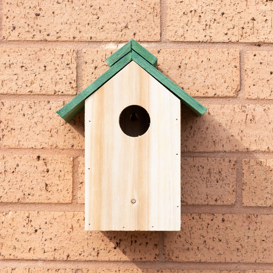 Green Roof Wooden Bird House