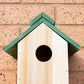 Green Roof Wooden Bird House