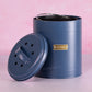 Retro Navy Blue Compost Caddy Food Waste Bin