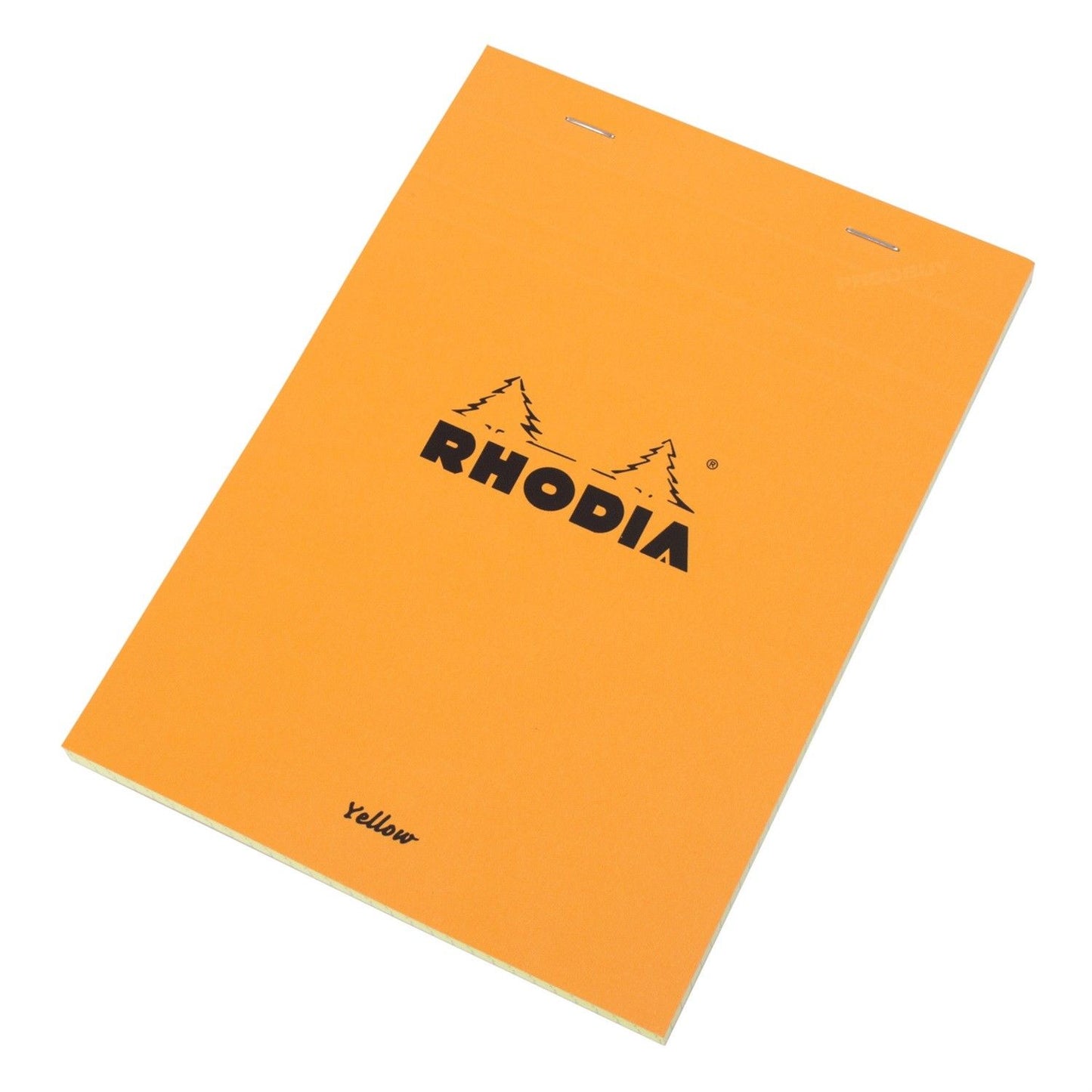 Set of 3 Rhodia A5 Notebooks with Yellow Colour 5x5mm Square Grid Pages