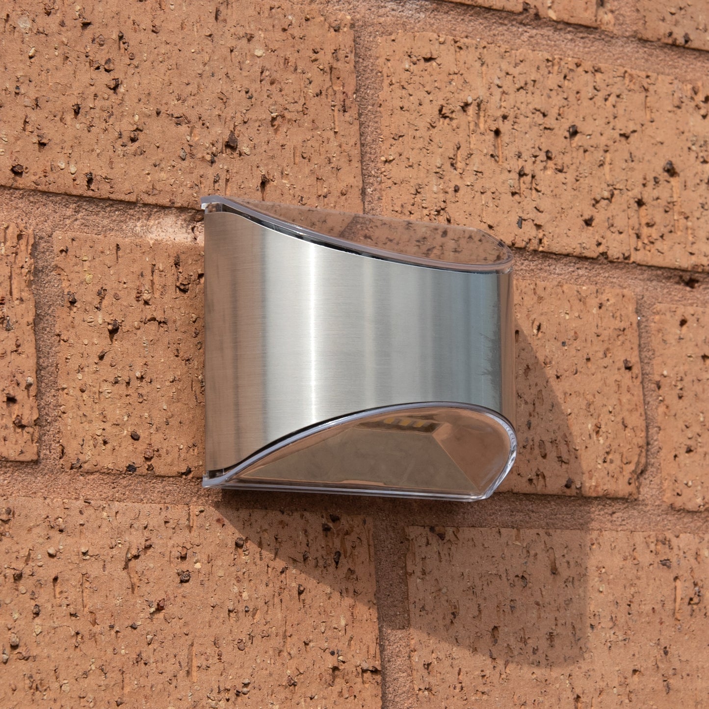 Outdoor Wall Mounted Solar Power LED Downlights with Stainless Steel Trim