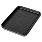 Set of 6 All Purpose Black Plastic Storage Trays