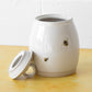 Ceramic Bumblee Bee Biscuit Storage Canister