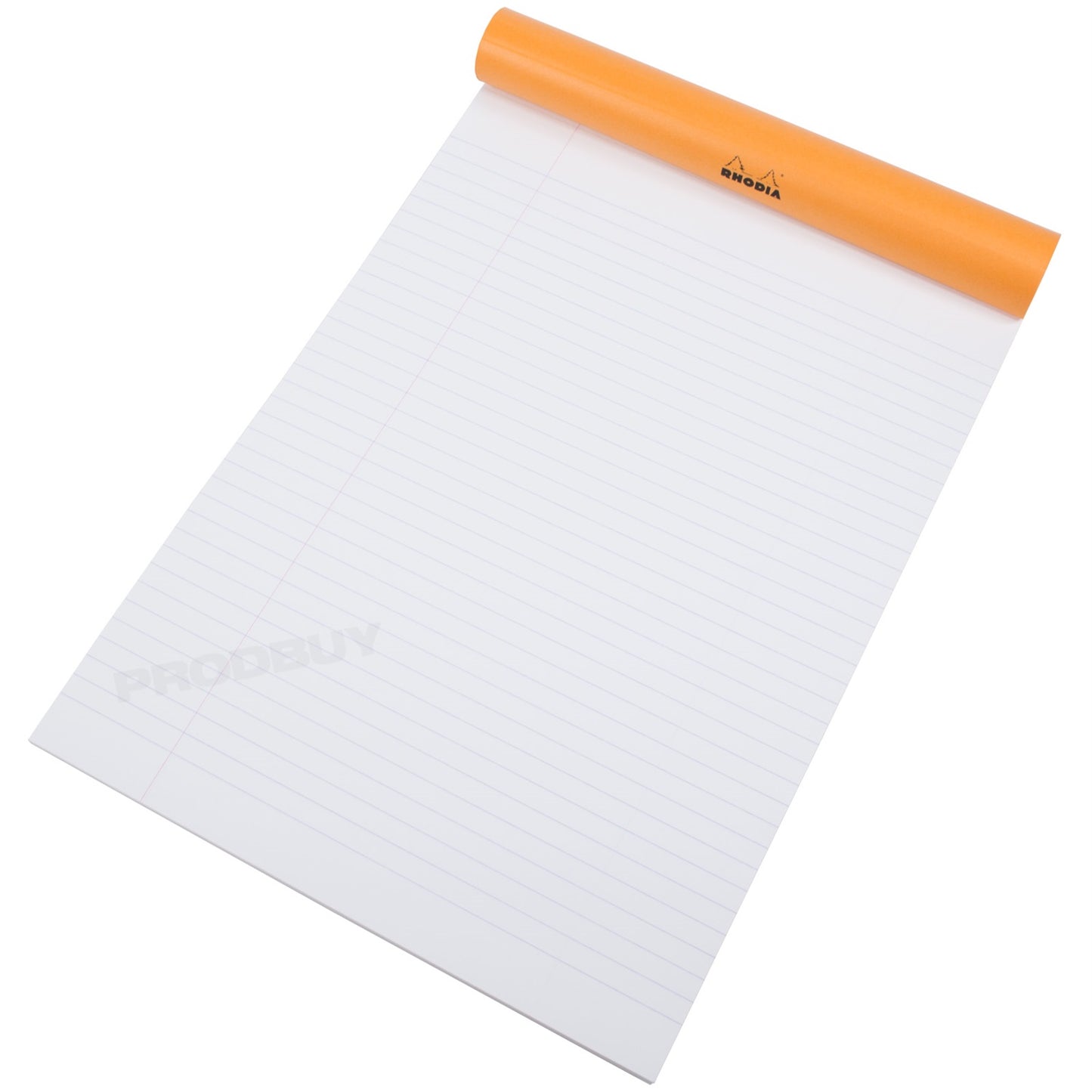 Set of 3 Rhodia A4 Lined Memo Pad Notebooks with Orange Covers