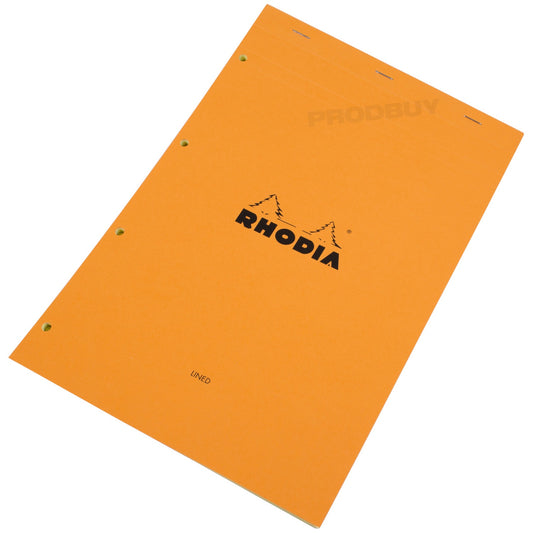 Set of 3 Rhodia A4 Memory Yellow Legal Pads