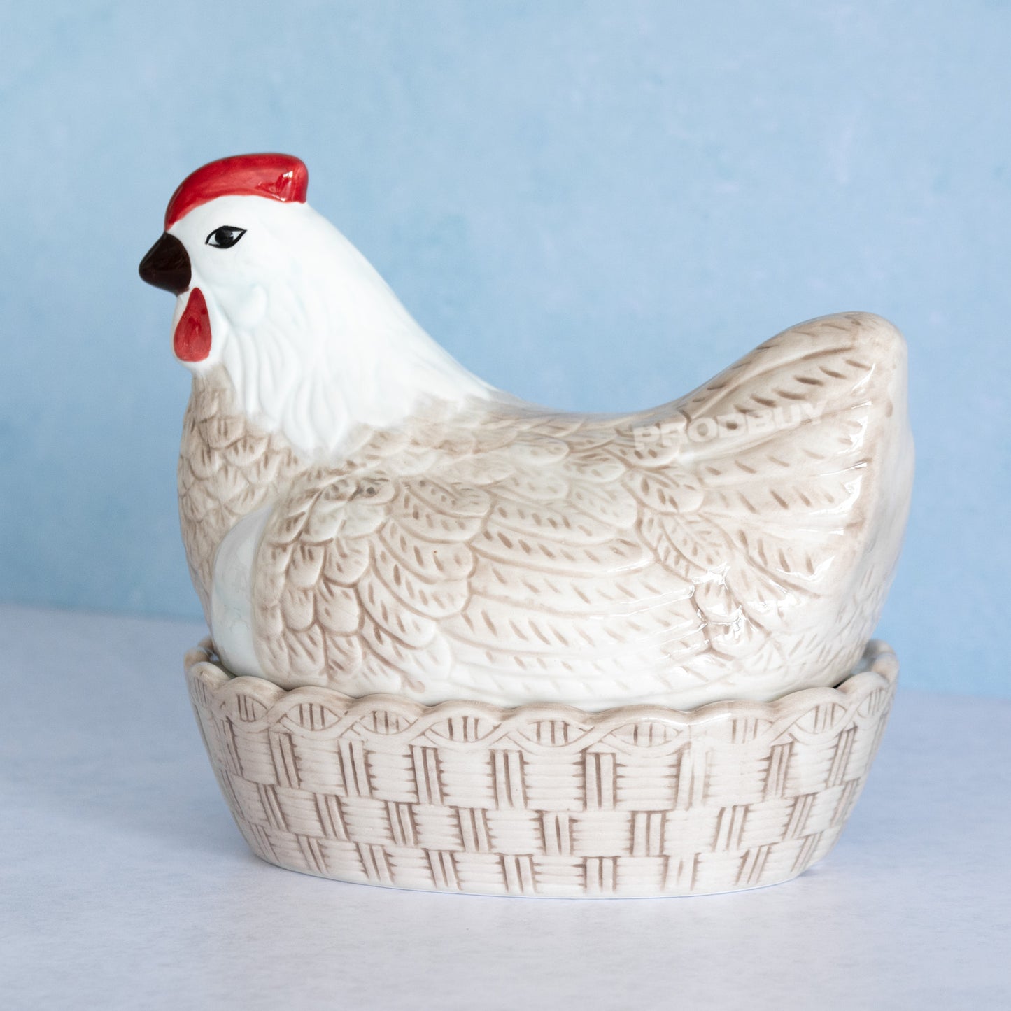 Ceramic Hen Egg Storage Holder