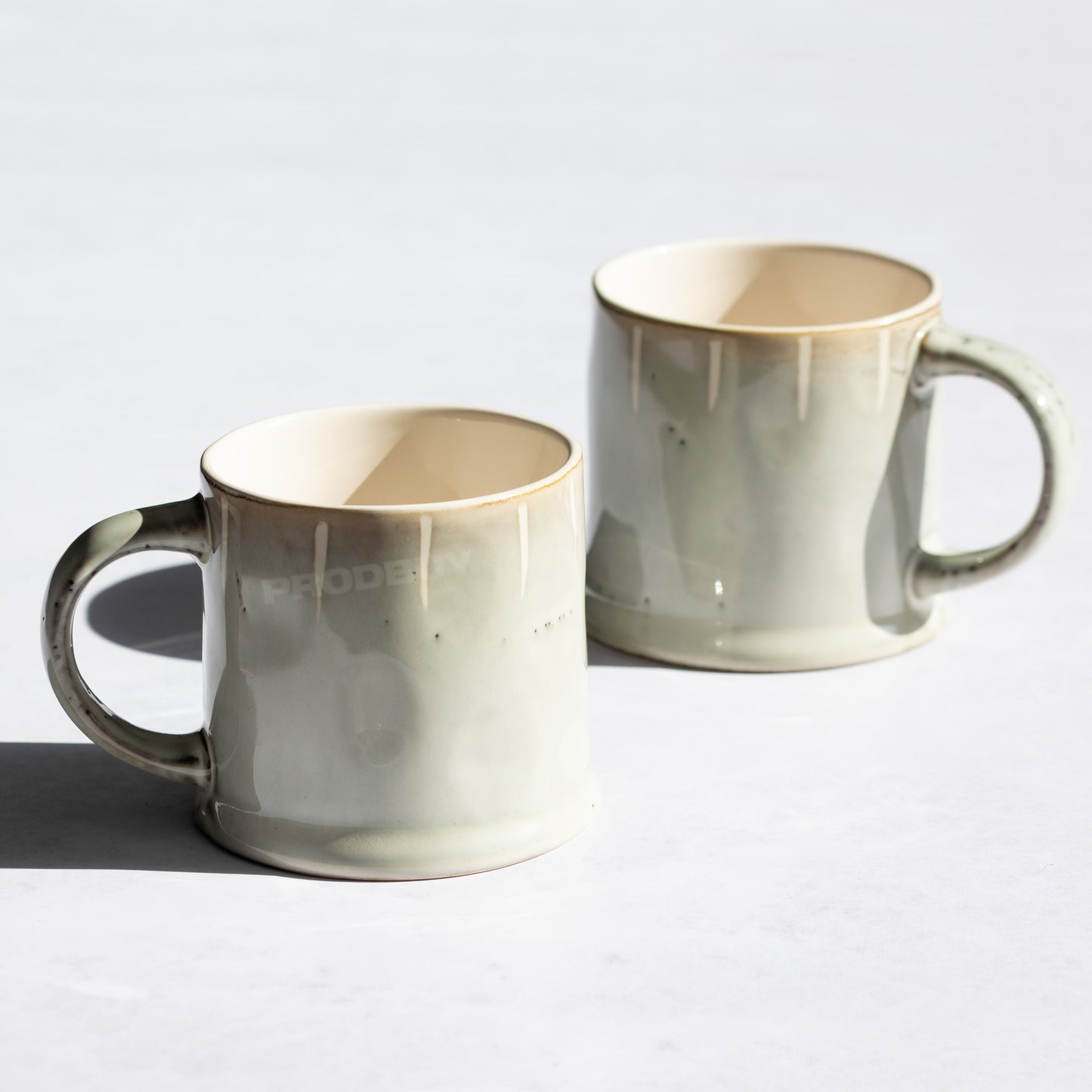 Set of 2 Reactive Glaze Coffee Mugs