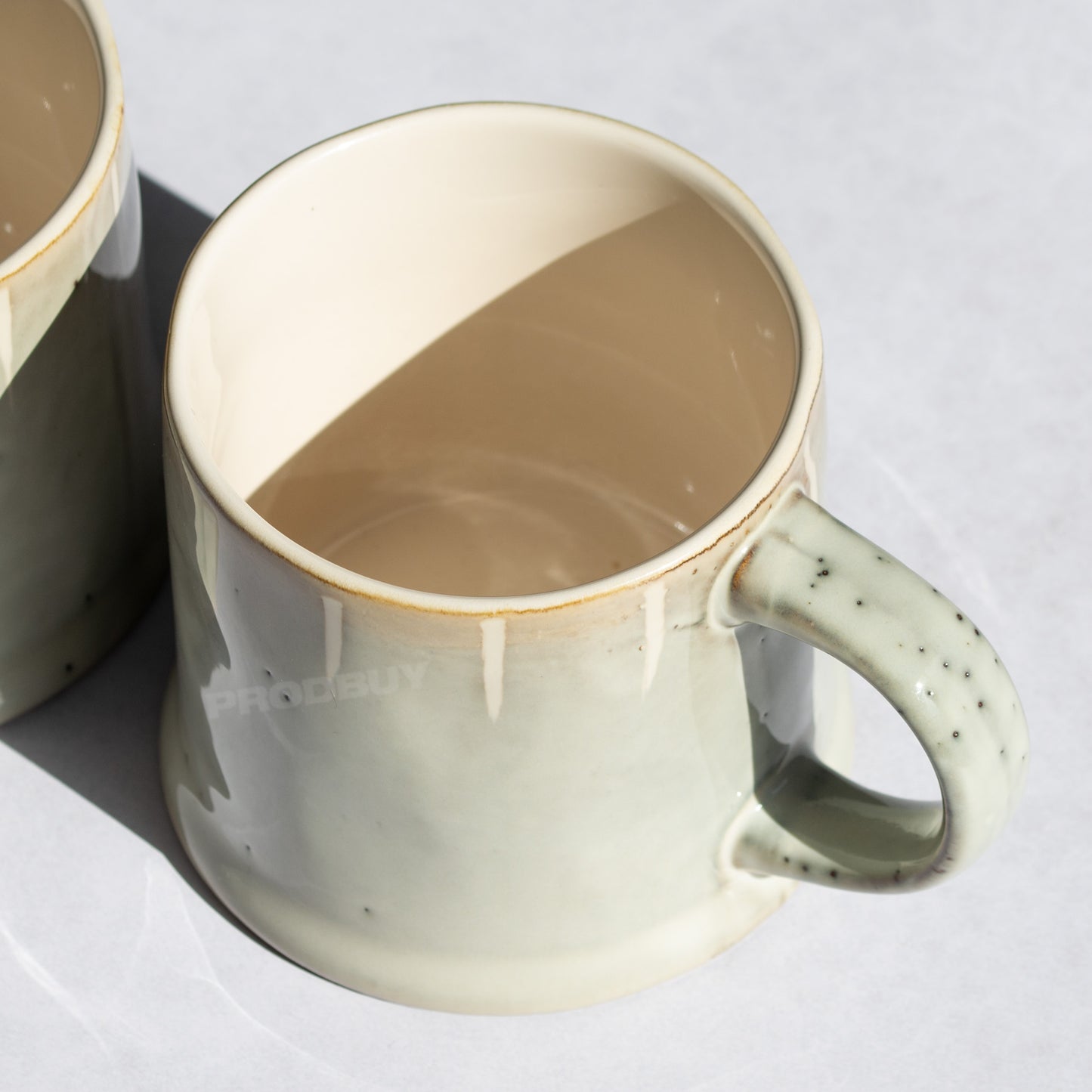 Set of 2 Reactive Glaze Coffee Mugs