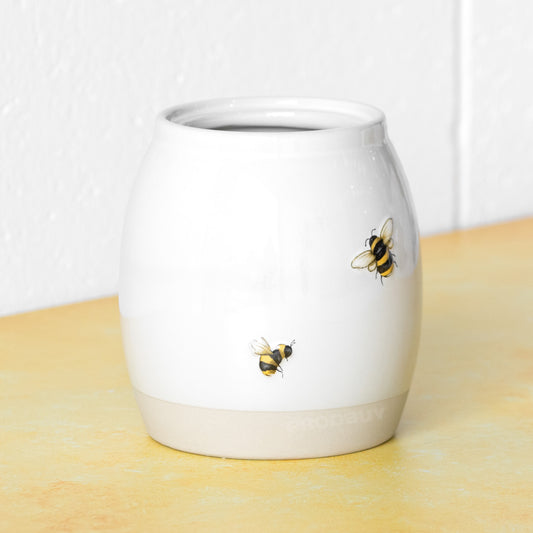 Bumble Bee Ceramic Utensil Storage Pot