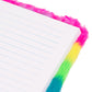Fluffy Colourful Heart A5 Notebook with 80 Sheets