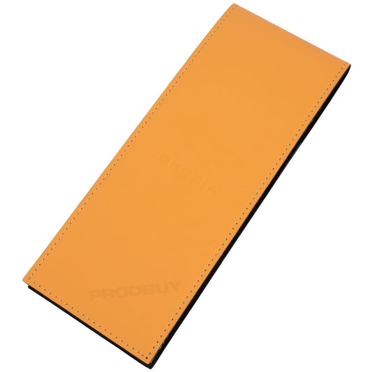 Rhodia Shopping Lid Notepad with Orange Faux Leather Sleeve