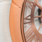 Large Copper Colour Skeleton 35cm Round Wall Clock