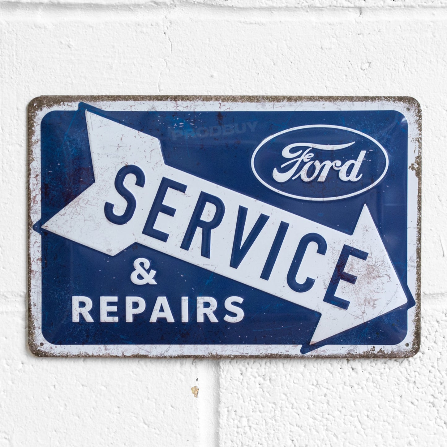 Ford 'Service & Repairs' 30cm Metal Wall Sign