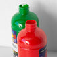 Set of 2 Green & Red 500ml Acrylic Paint Bottles