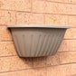 Set of 41cm Beige Plastic Wall Planters