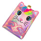 Pink Unicorn A5 Fun Childrens Lined Notebook Journal