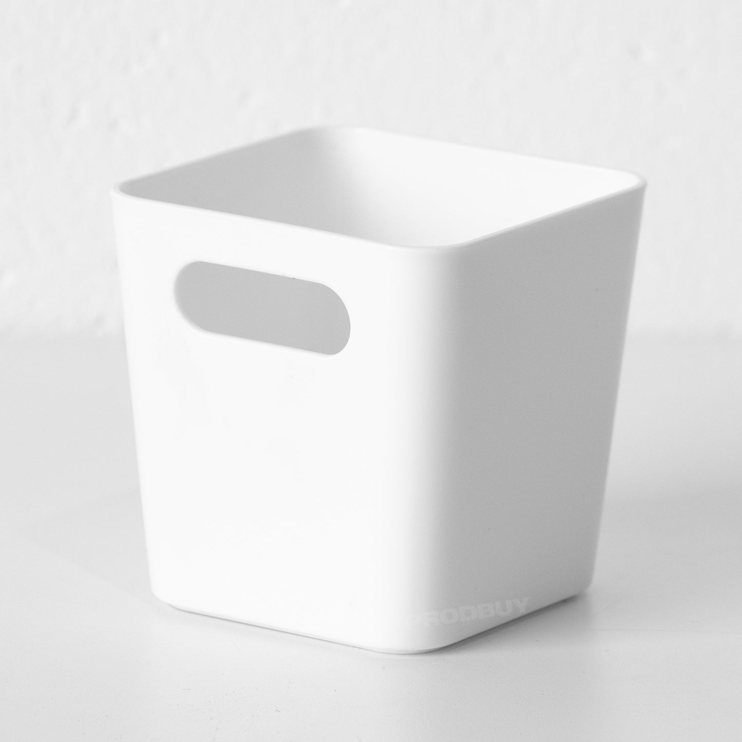 Small White Plastic Storage Pots
