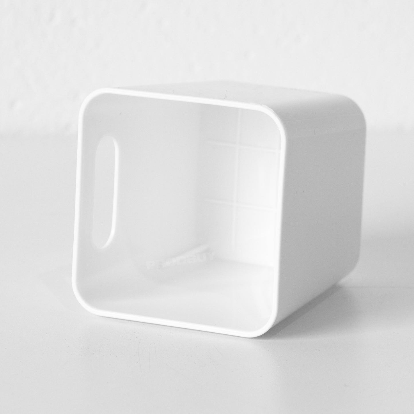 Small White Plastic Storage Pots