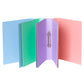 Set of 4 Colour Two Ring Binders A4 Files with Mixed Pastel Colours