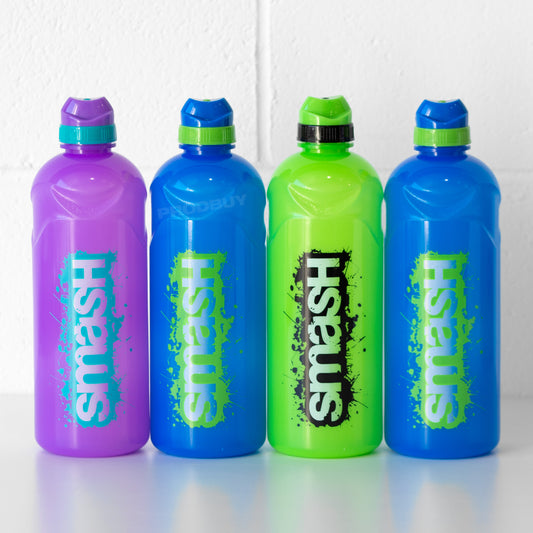 Set of 4 Smash One Litre Water Bottles