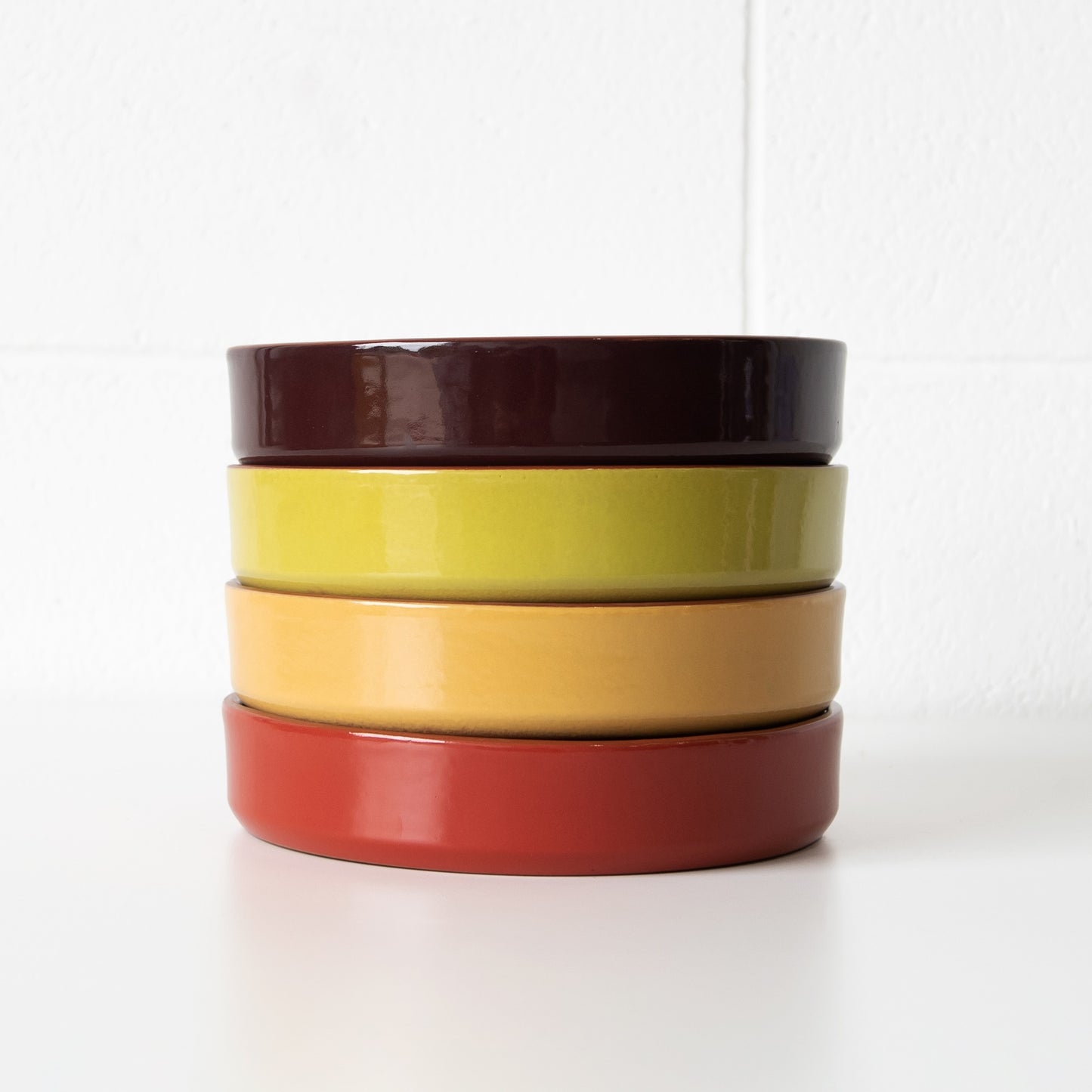 Set of 4 Large 24cm Colour Tapas Dishes