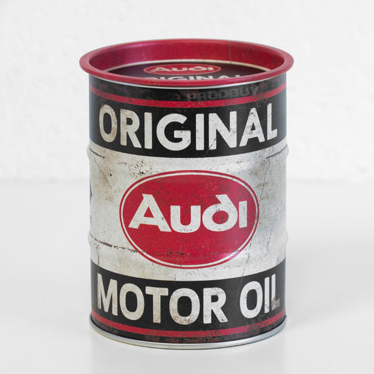 Audi 'Original Motor Oil' Money Tin Coin Savings Pot