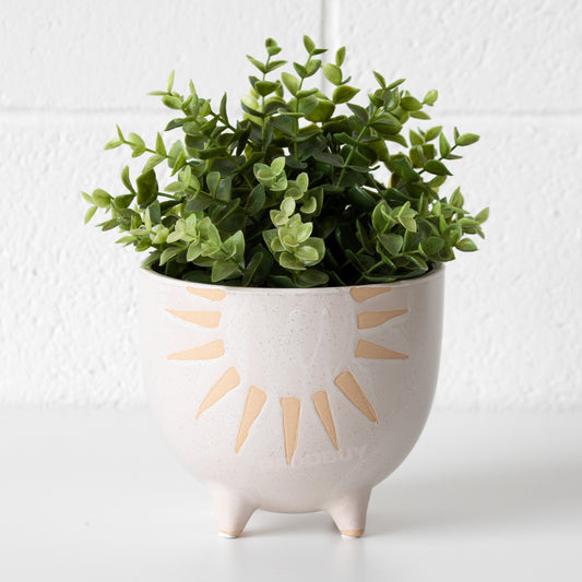 Sunshine 16cm Indoor Kitchen Herb Planter Plant Pot Cover