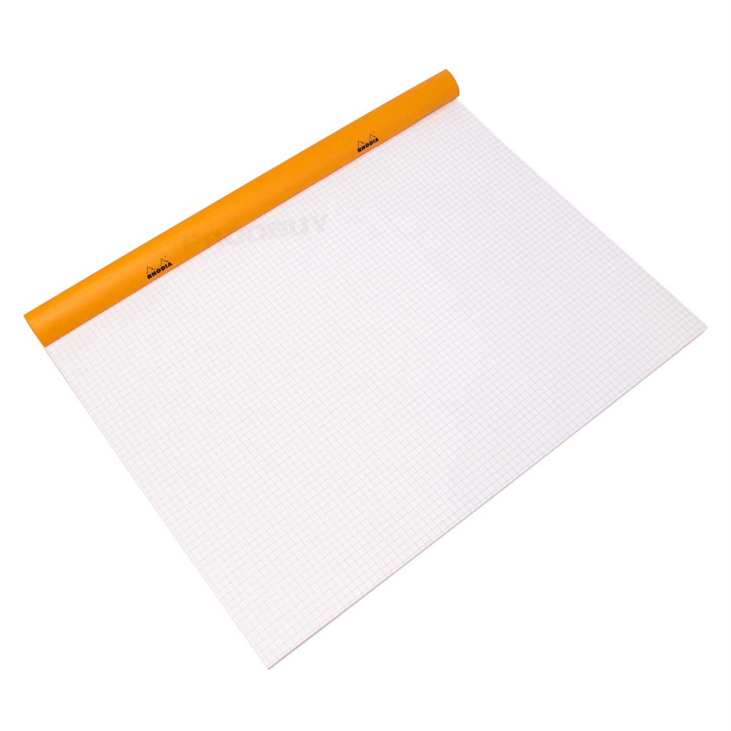 Rhodia Orange A3 Notepad with 5x5mm Square Grid Pages