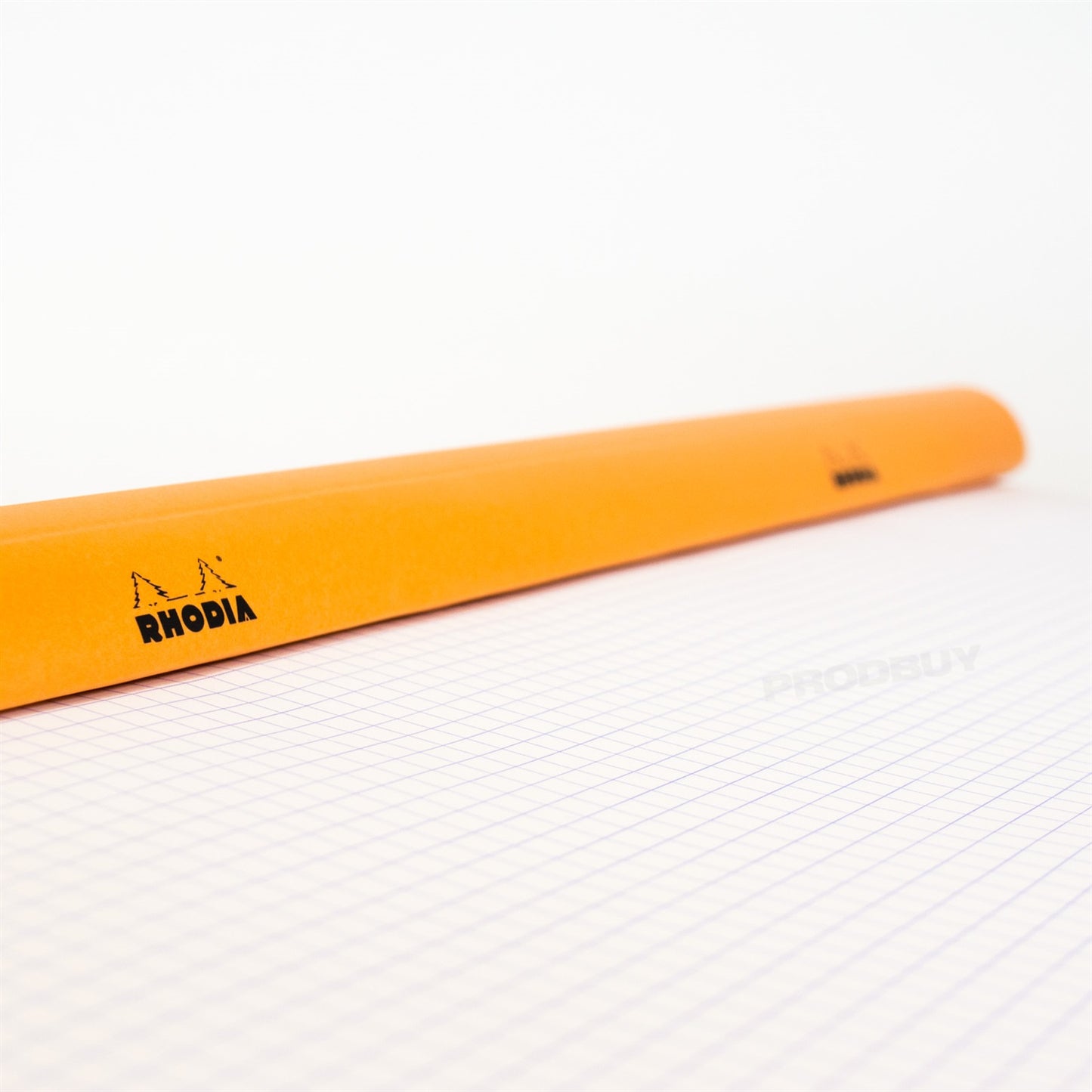 Rhodia Orange A3 Notepad with 5x5mm Square Grid Pages