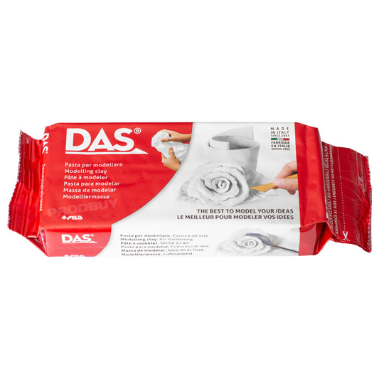Pack of White 500g DAS Modelling Clay