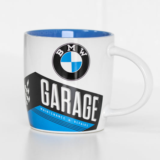 BMW 'Garage' Stoneware 11oz Coffee Mug