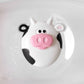 Black & White Cow Novelty Butter Dish with Lid