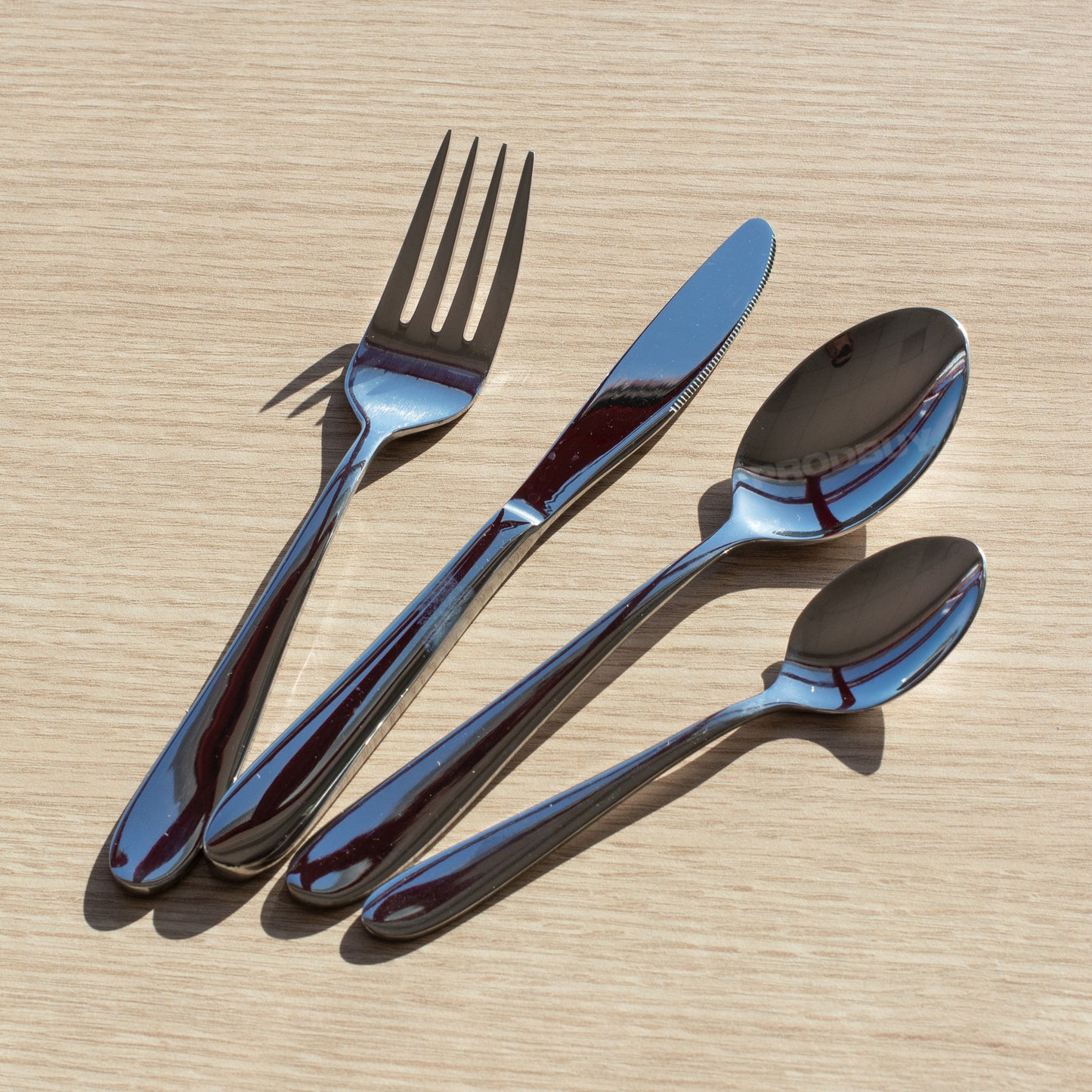 4 Piece Stainless Steel Children's Cutlery Set