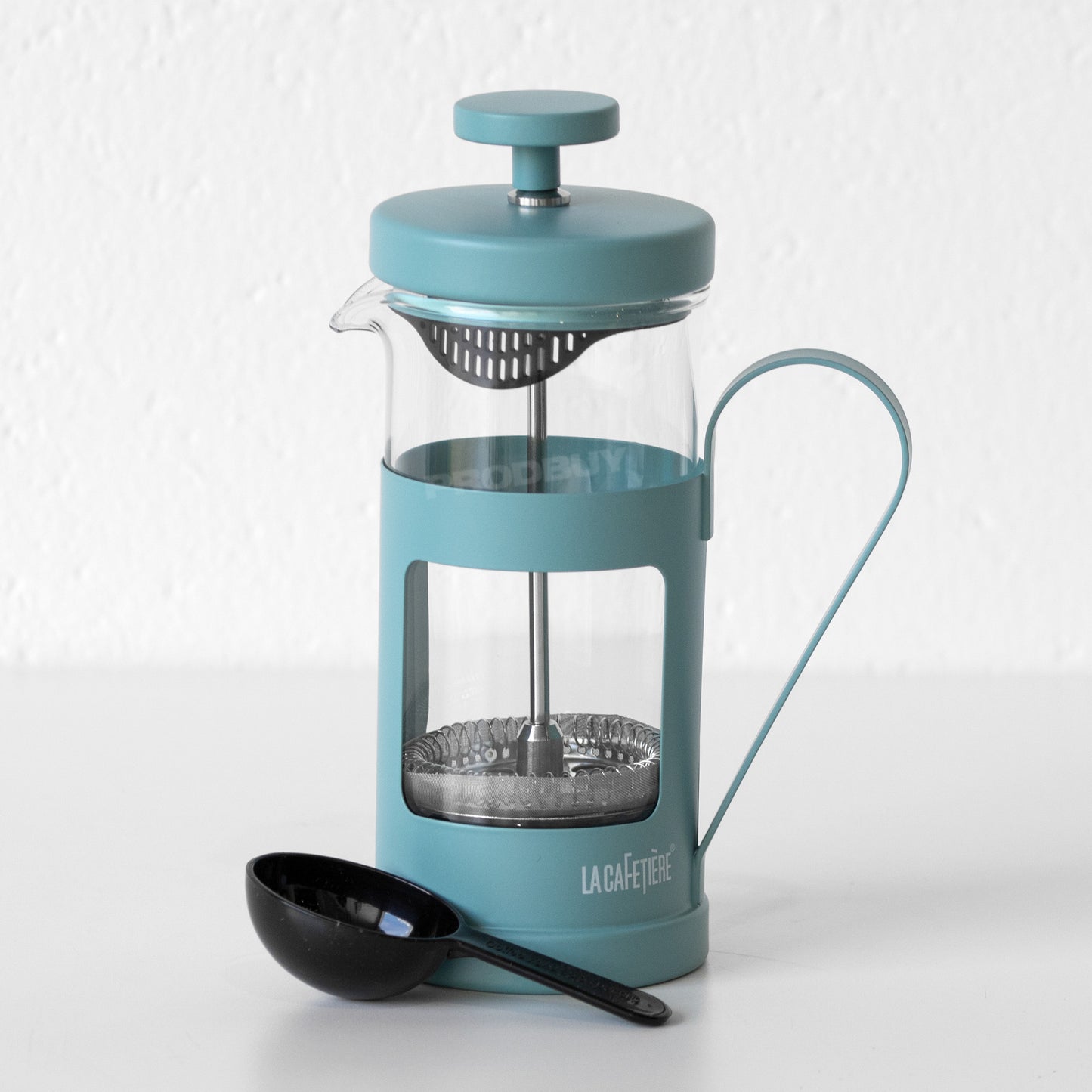 Retro Blue La Cafetière 350ml French Press Coffee Maker Pot