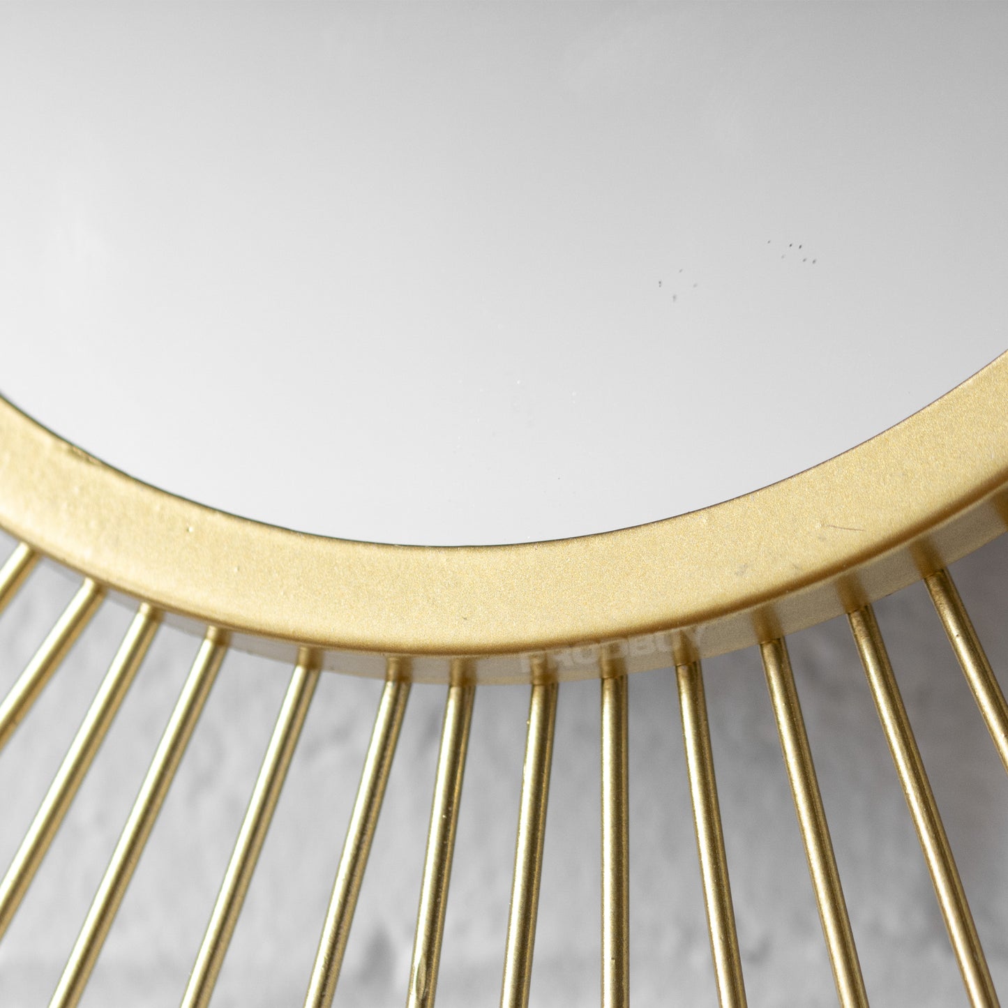60cm Round Gold Sunburst Wall Mirror