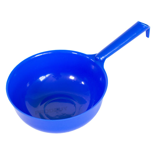 Blue Plastic Horse Feed & Water Bowl Bucket Scoop