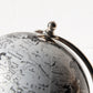 33cm Tall Black and Silver World Globe Home Decoration