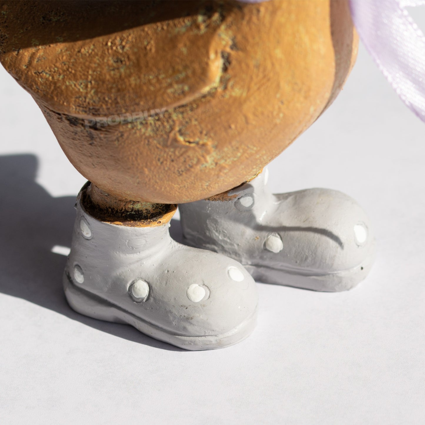 Small Duck In Grey Boots Ornament