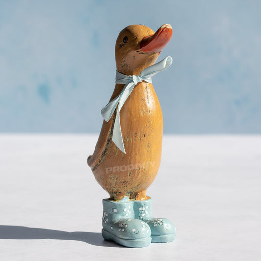 Small Duck In Blue Boots Ornament