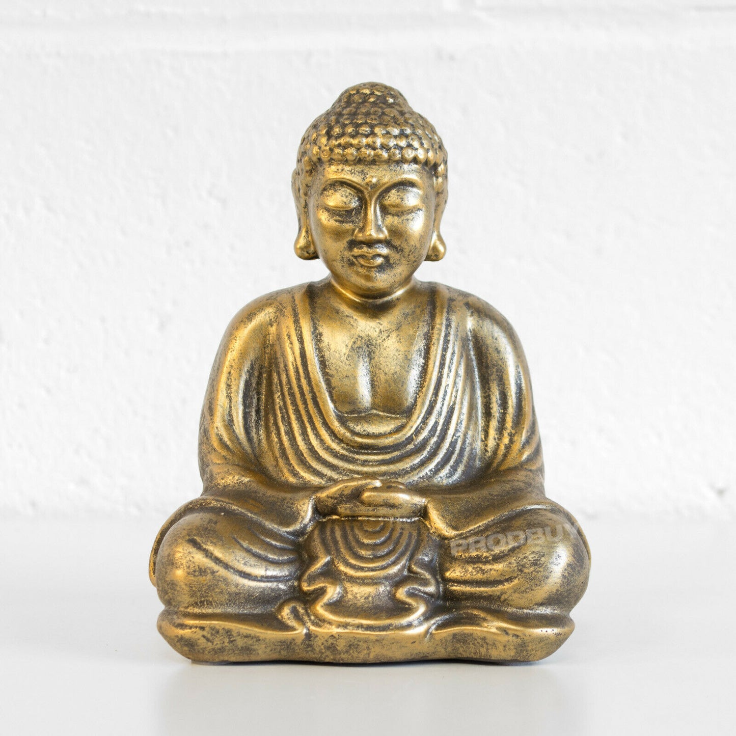 Small 20.5cm Sitting Buddha Ornament Scuplture Figurine Statue Home Decoration