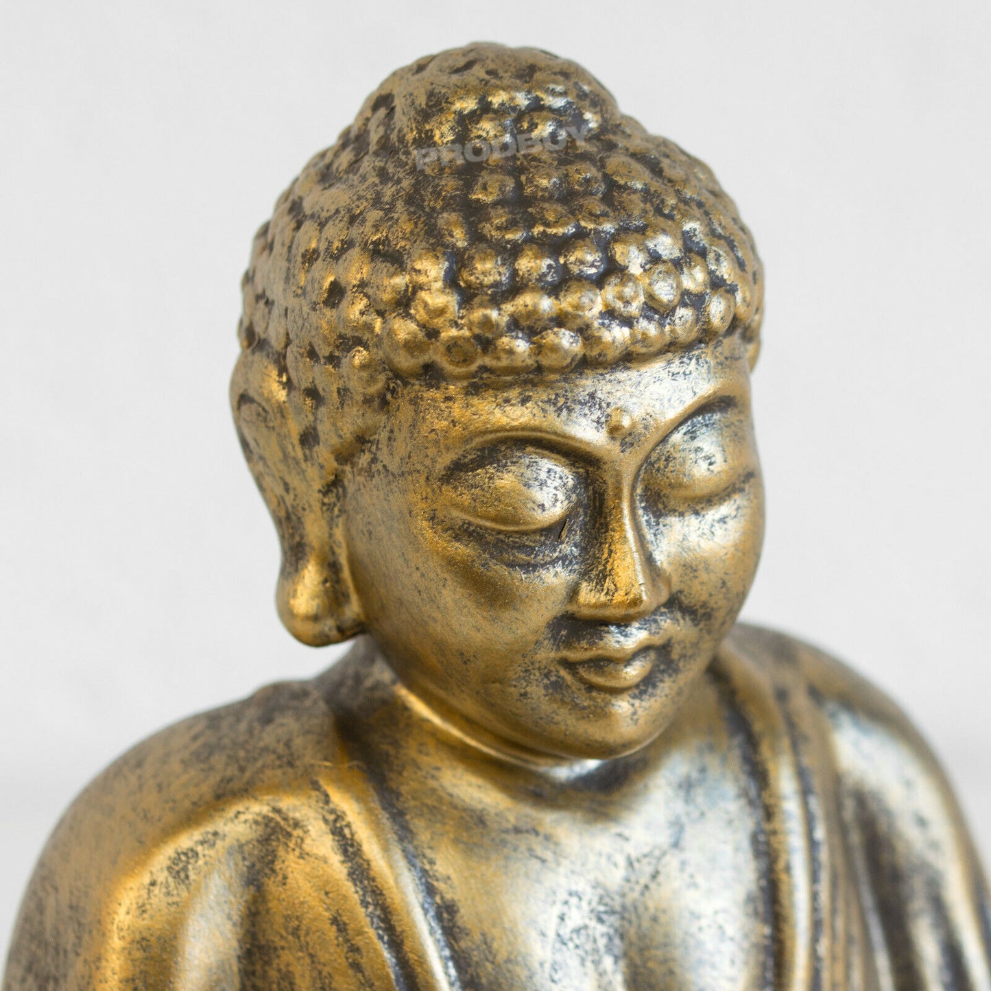 Small 20.5cm Sitting Buddha Ornament Scuplture Figurine Statue Home Decoration