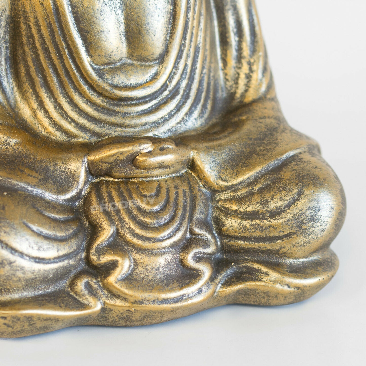 Small 20.5cm Sitting Buddha Ornament Scuplture Figurine Statue Home Decoration